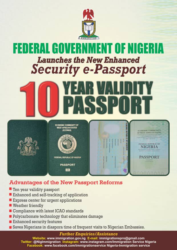 new nigeria passport