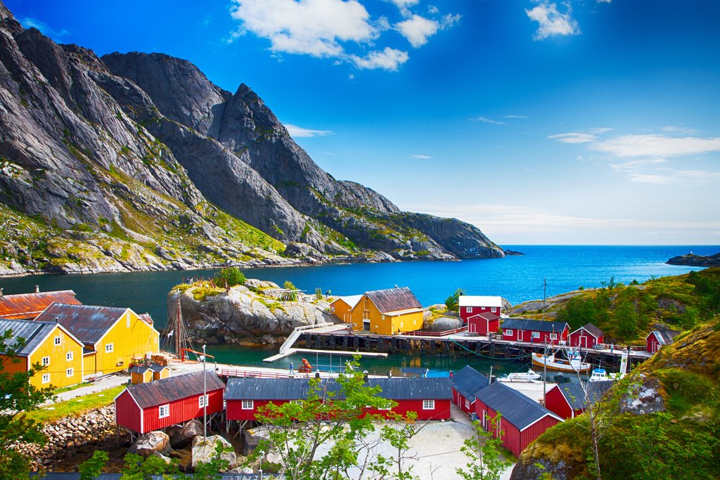 Nusfjord, Norway - Fishing Village In Nusfjord